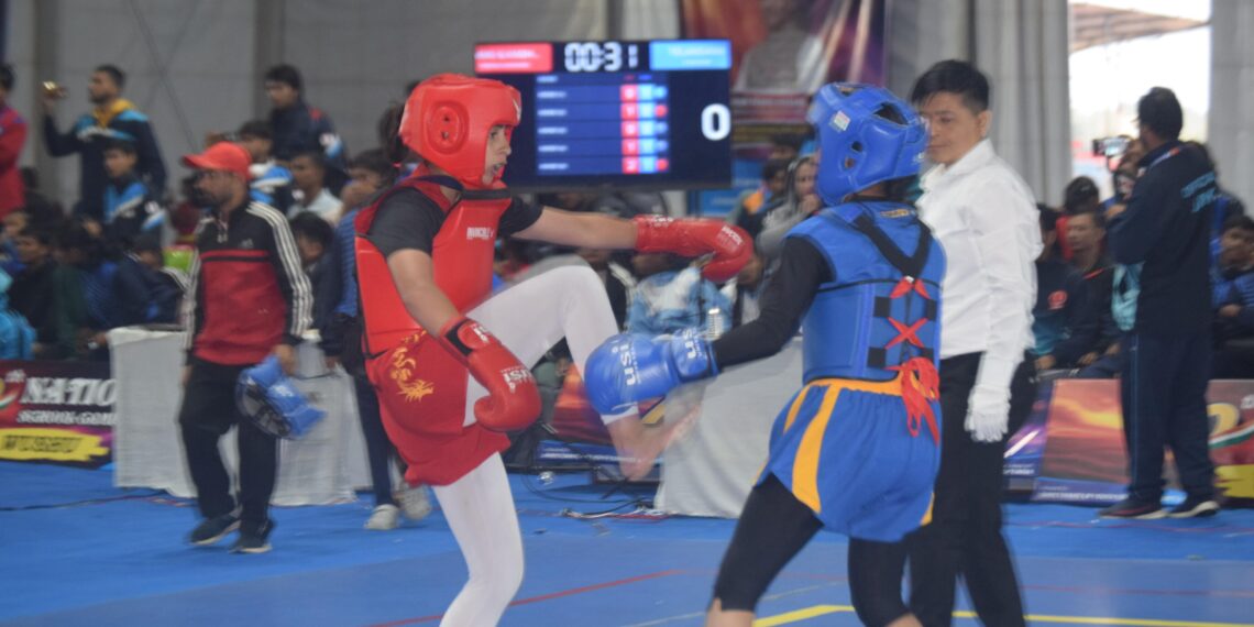 70th National School Games 2026: Wushu Competitions Begin at Ganderbal, 50 Bouts Held on Opening Day