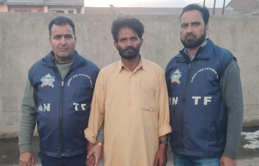 ANTF Kashmir Arrests Baramulla Man With 266 Grams of Heroin in Srinagar