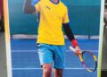 J&K Sports Council Honours International Soft Tennis Athlete Mohammad Qais, Displays Portrait at Rajbagh Courts