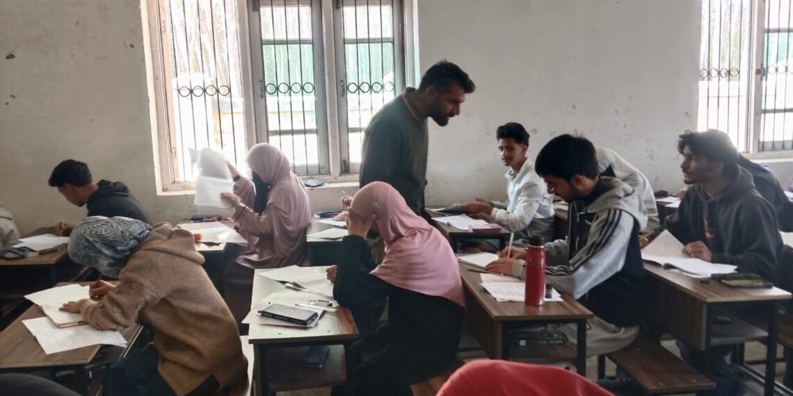 Er Aaqib Shafi Visits Class 10 Examination Centres in Kulgam, Reviews Arrangements and Extends Best Wishes to Students