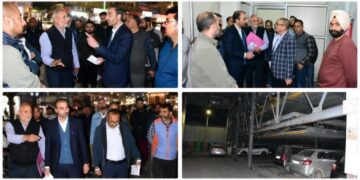 CEO SSCL Conducts Late-Night Inspection of Lal Chowk, Directs Effective Maintenance of Smart City Infrastructure