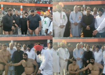 Satish Sharma Witnesses Grand Dangal at R.S. Pura; Hails Wrestling Tradition, Announces Support for Promotion of Traditional Sports