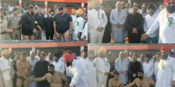 Satish Sharma Witnesses Grand Dangal at R.S. Pura; Hails Wrestling Tradition, Announces Support for Promotion of Traditional Sports