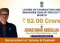 CM Omar Abdullah to Visit Anantnag Today to Inaugurate Projects Worth ₹52 Crore