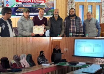 Three-Day Training Programme Organized for Poultry Farmers by Animal Husbandry Department