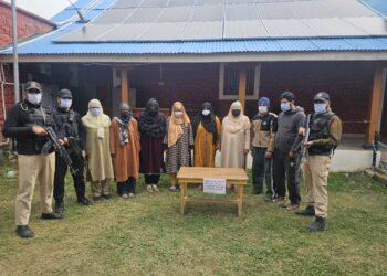 Bandipora Police Bust Alleged Banned Outfit Module, Six Arrested in Separatist Propaganda Probe