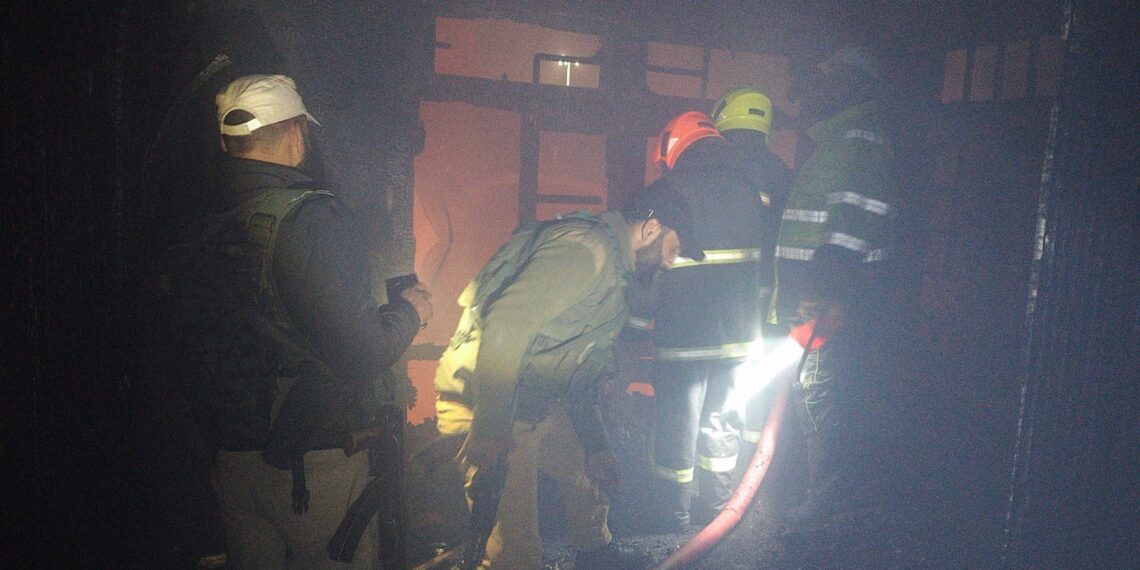 Major Fire at Karan Nagar Blanket Unit Brought Under Control After Hours-Long Operation