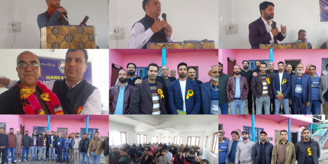 J&K Teachers Forum Holds Grand Oath-Taking Ceremony in Zone Dangerpora,Khursheed Khayaal Takes Charge as Zonal President