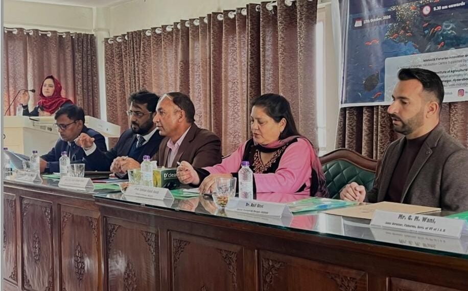 Two-Day Fisheries Startup and Aquapreneurship Programme Concludes at SKUAST-K Rangil, Ganderbal