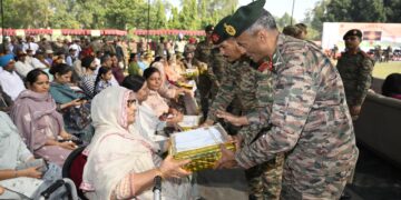 Over 1,300 Veterans, Families Attend Indian Army’s Mega Rally at Miran Sahib