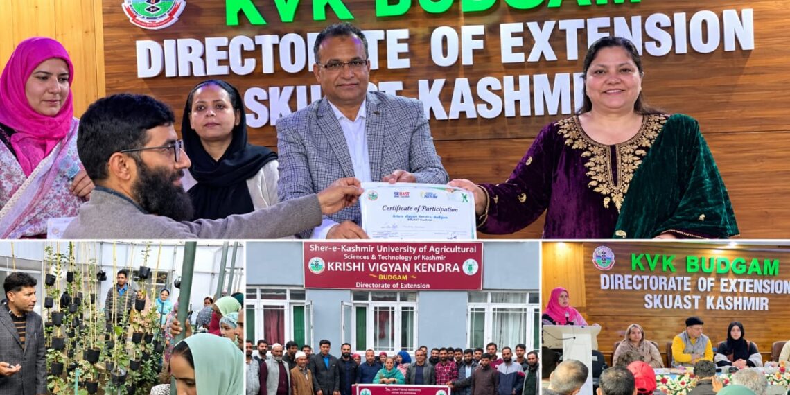 KVK Budgam Organises Three-Day Training Programme for FPO Members in Collaboration with ESAF Foundation, Kerala