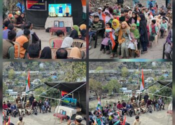 First-Ever Live Streaming of Ekta Diwas Parade Organised at Simari Village in Karnah
