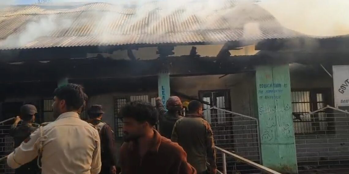 Fire Breaks Out at Govt Middle School, ZEO Office in Dangiwacha