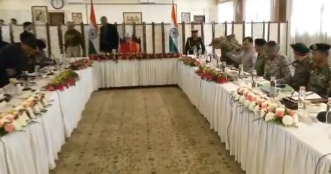 LG Manoj Sinha Chairs Unified Headquarters Meet, Reviews J&K Security Situation